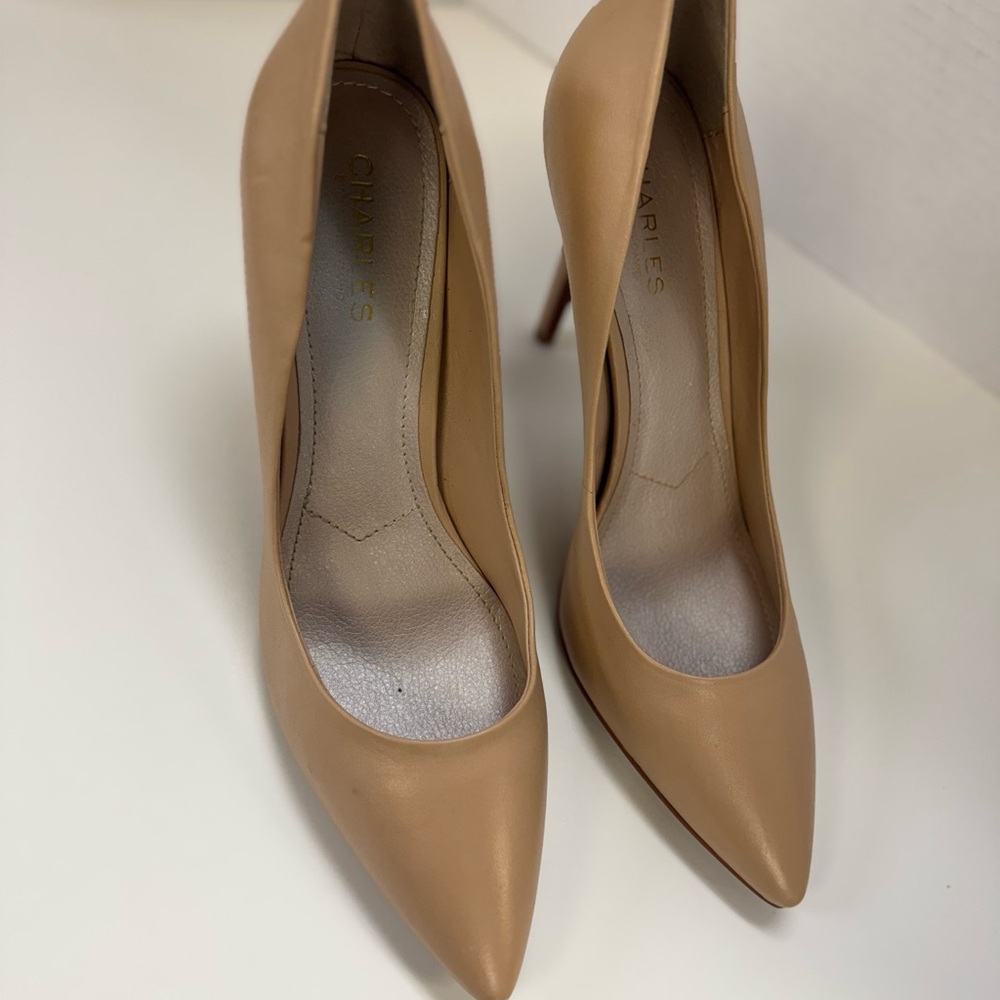 Charles David Tan Pointed Heels
